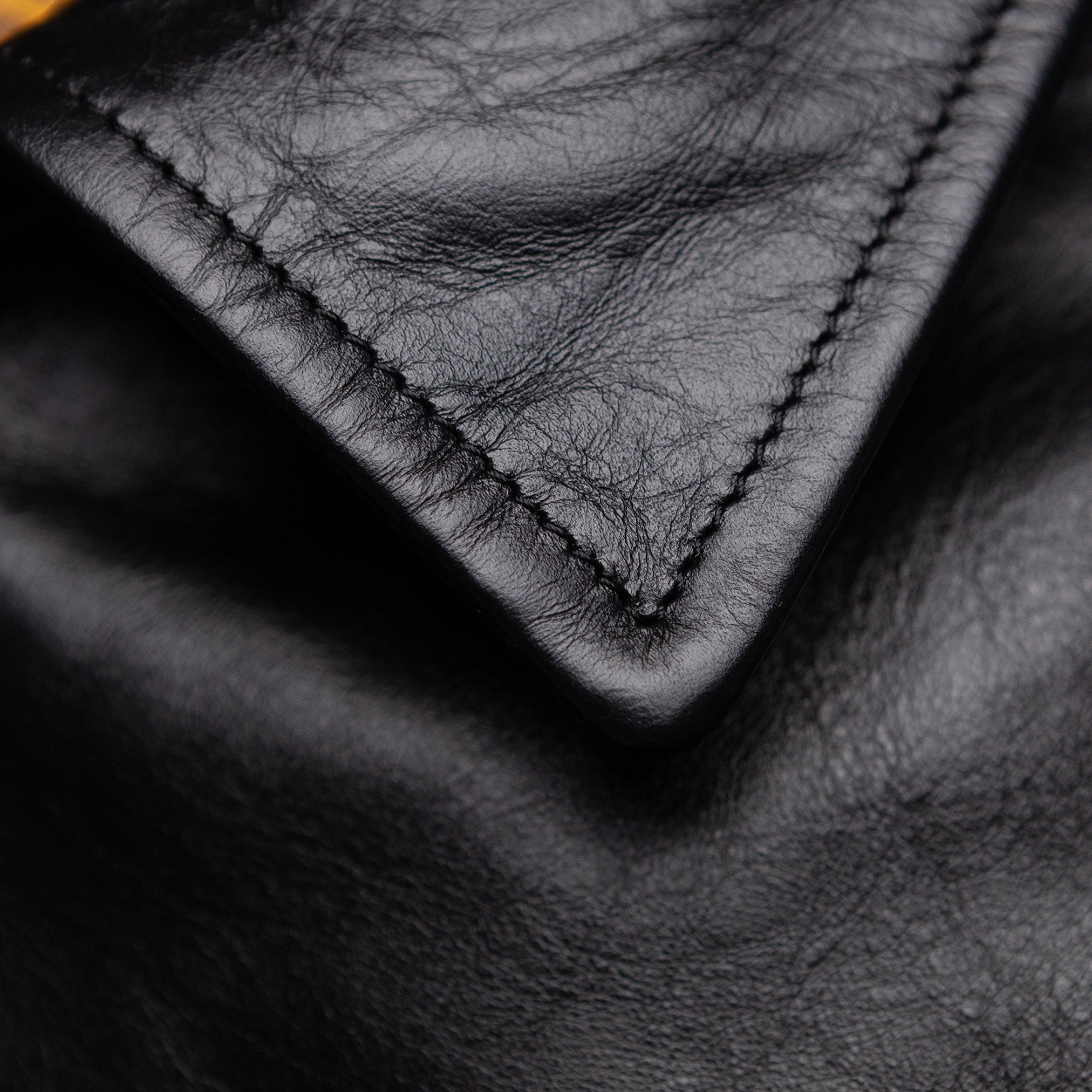 Varenne Black Horsehide Leather Jacket