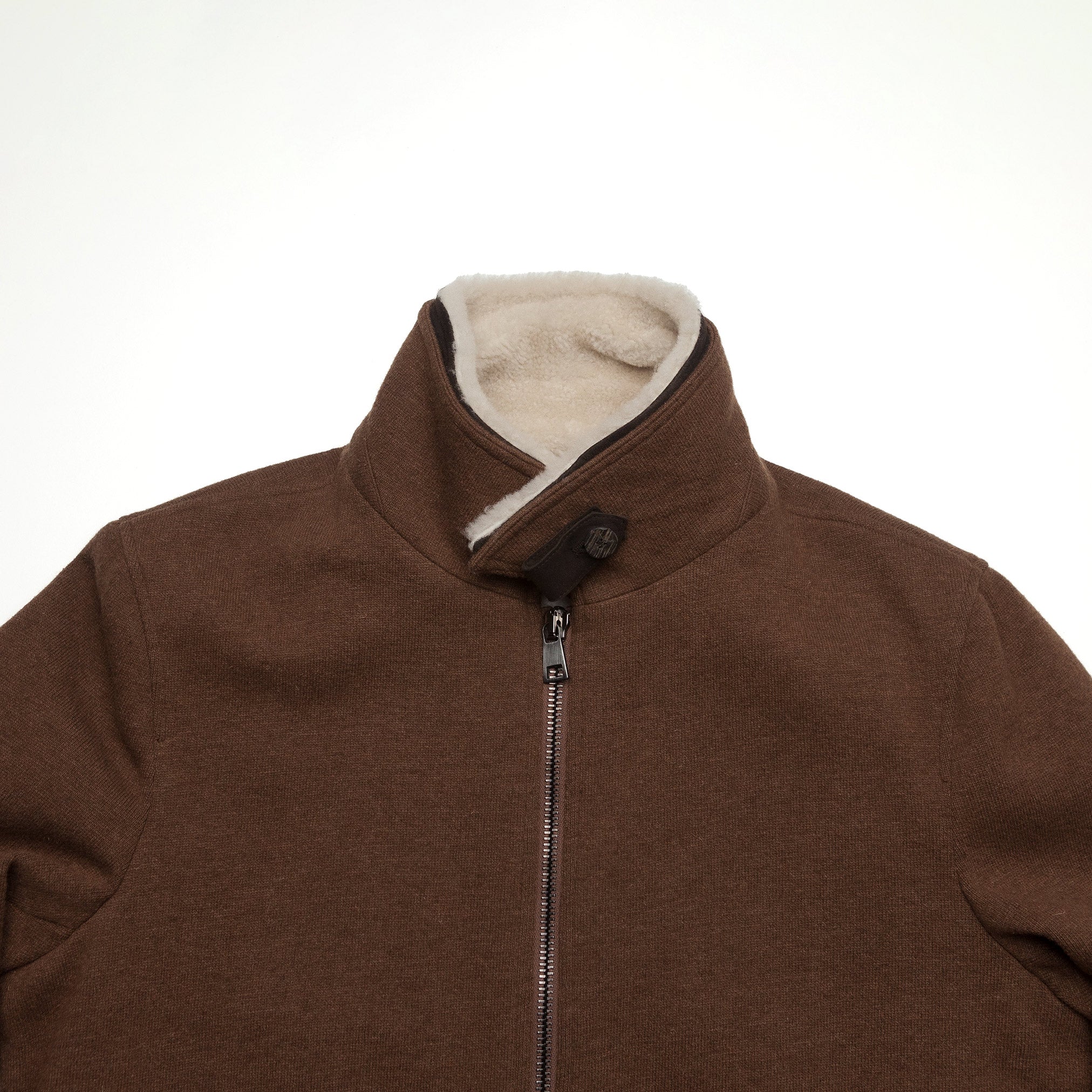 Lined Bomber in Coffee