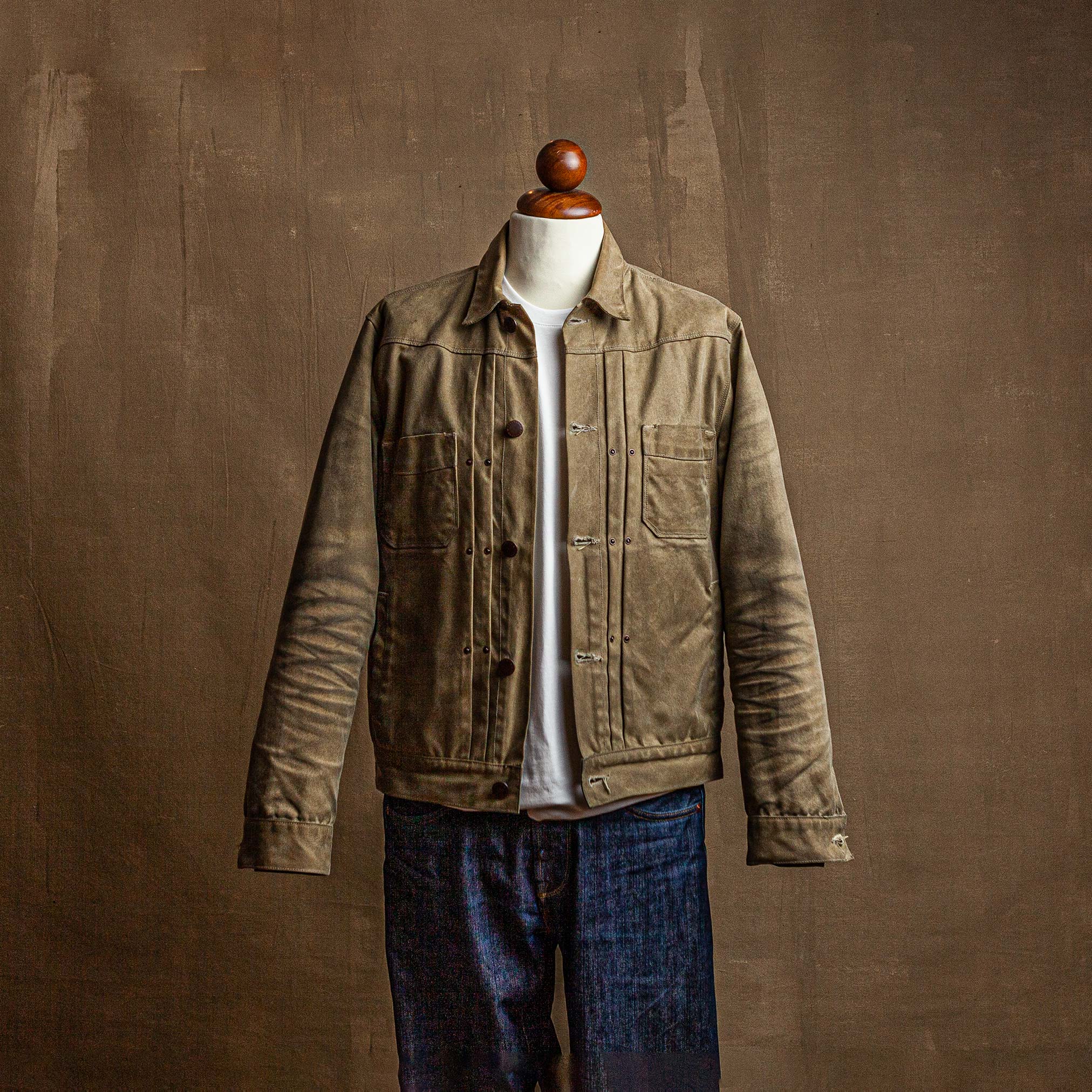 Waxed Riders Jacket - Tobacco — The Revive Club
