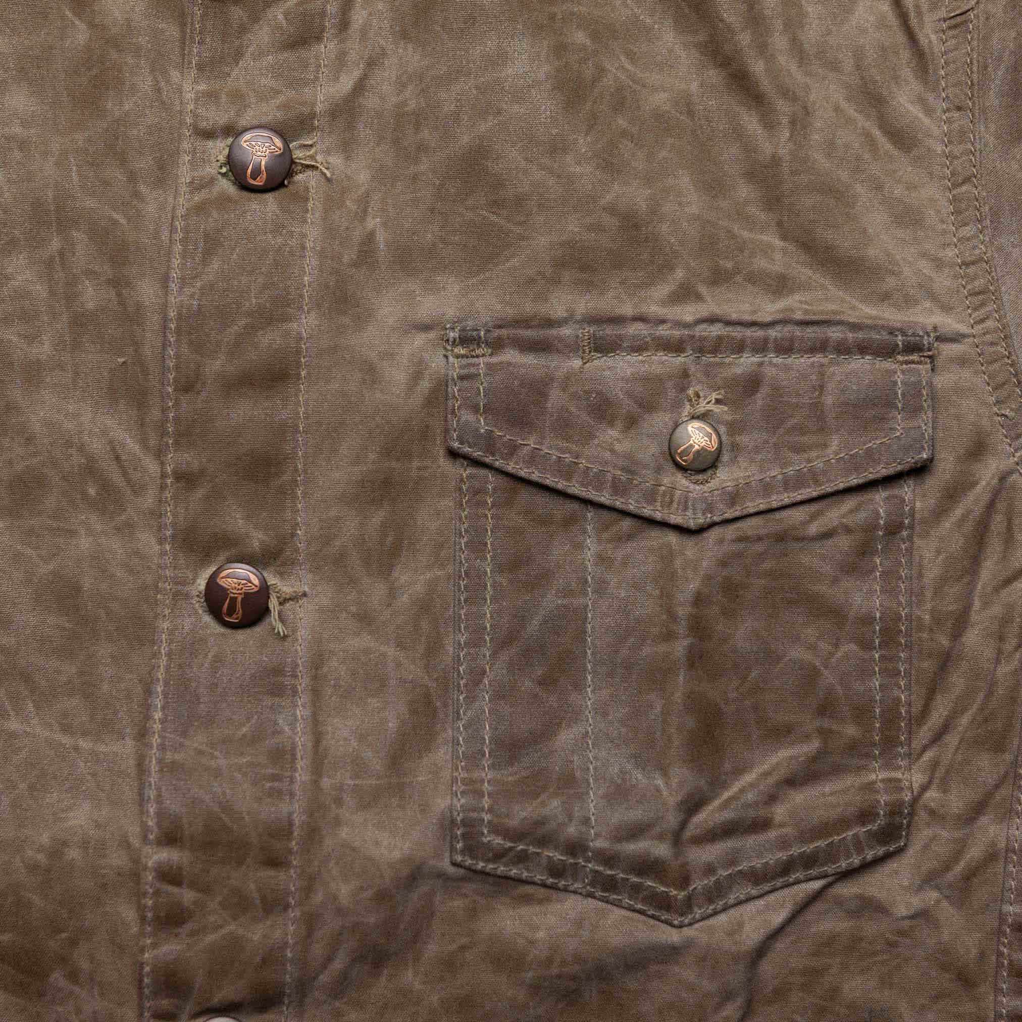 The Project Jacket in Field Tan Beeswaxed Canvas