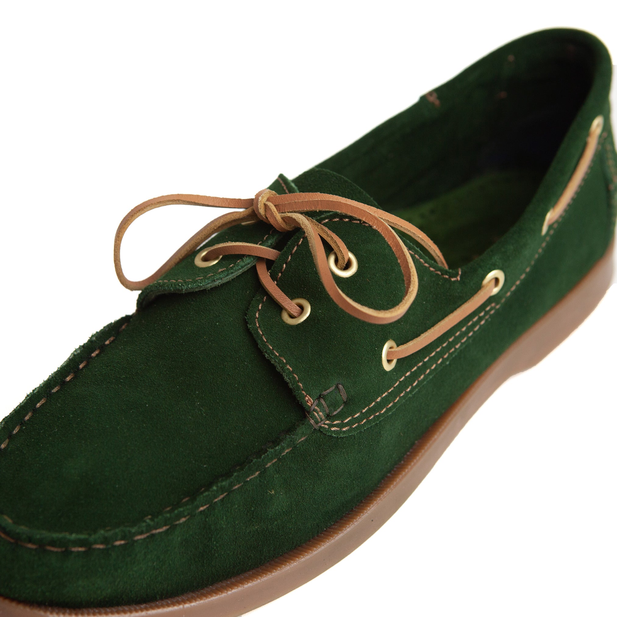 Deck Shoe in Forest Green