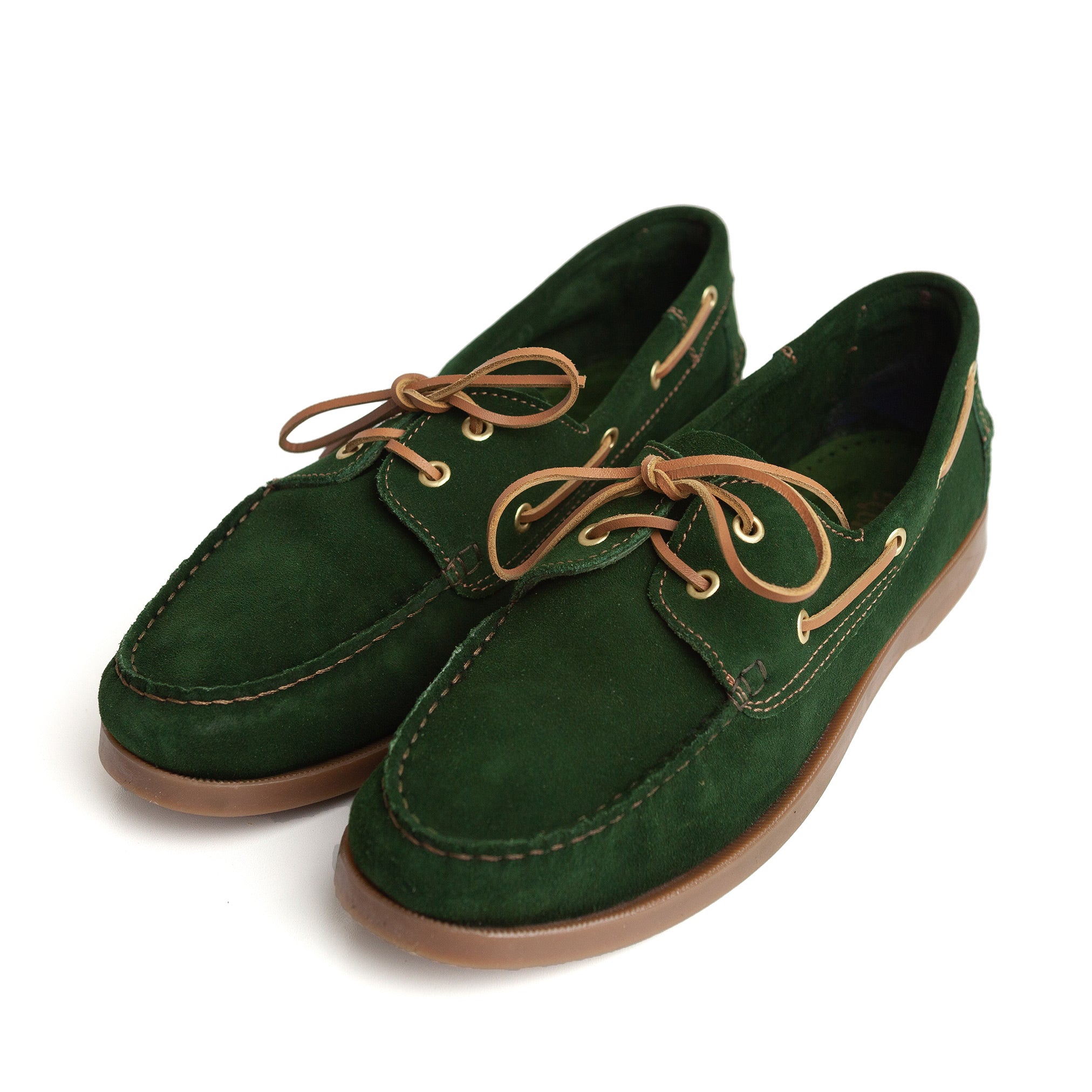 Deck Shoe in Forest Green