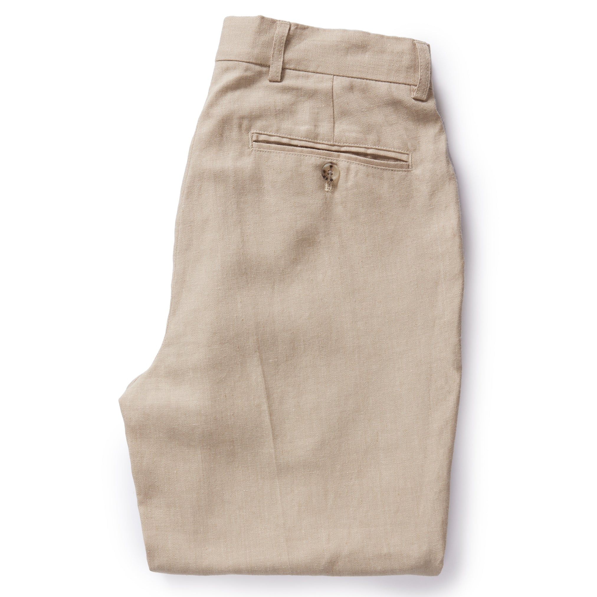 The Sheffield Trouser in Natural Linen