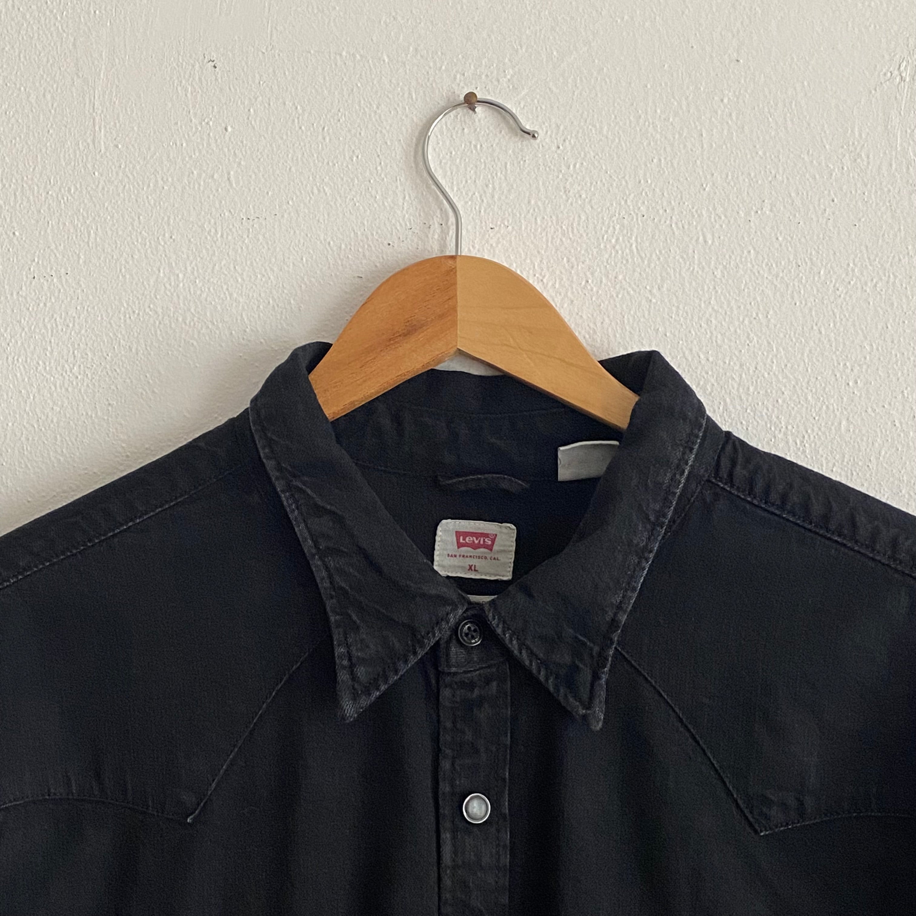 Barstow Western Shirt Black - XL
