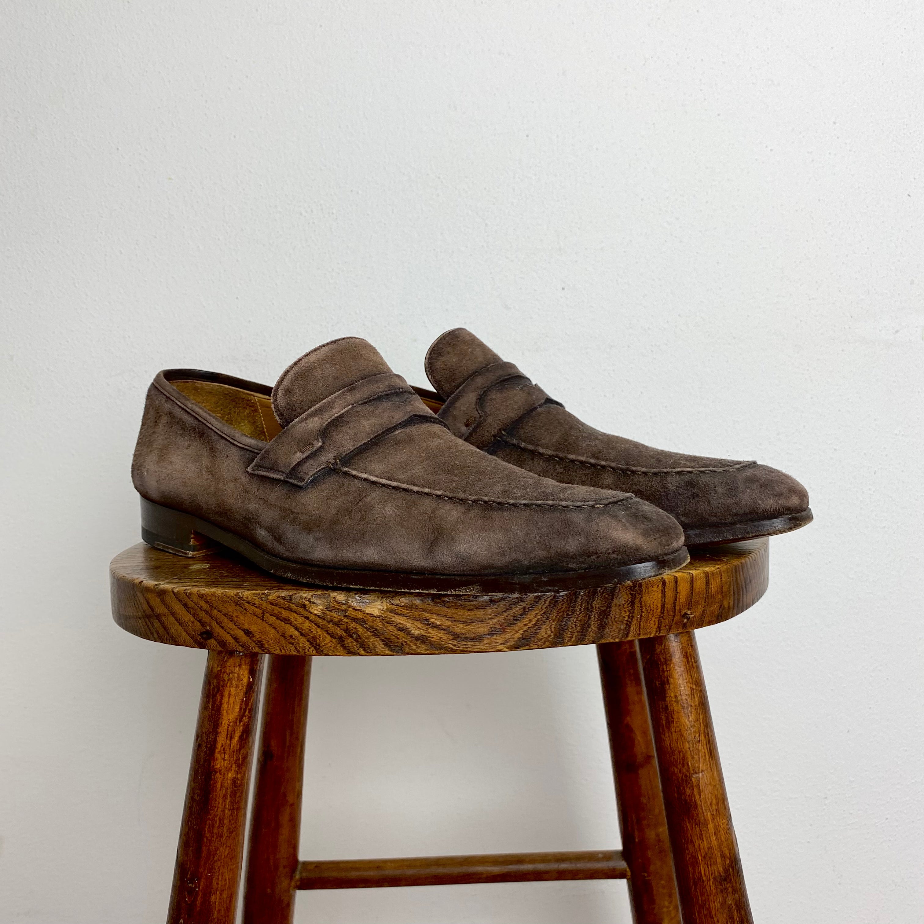 Brown Suede Loafers - EU 42 1/2