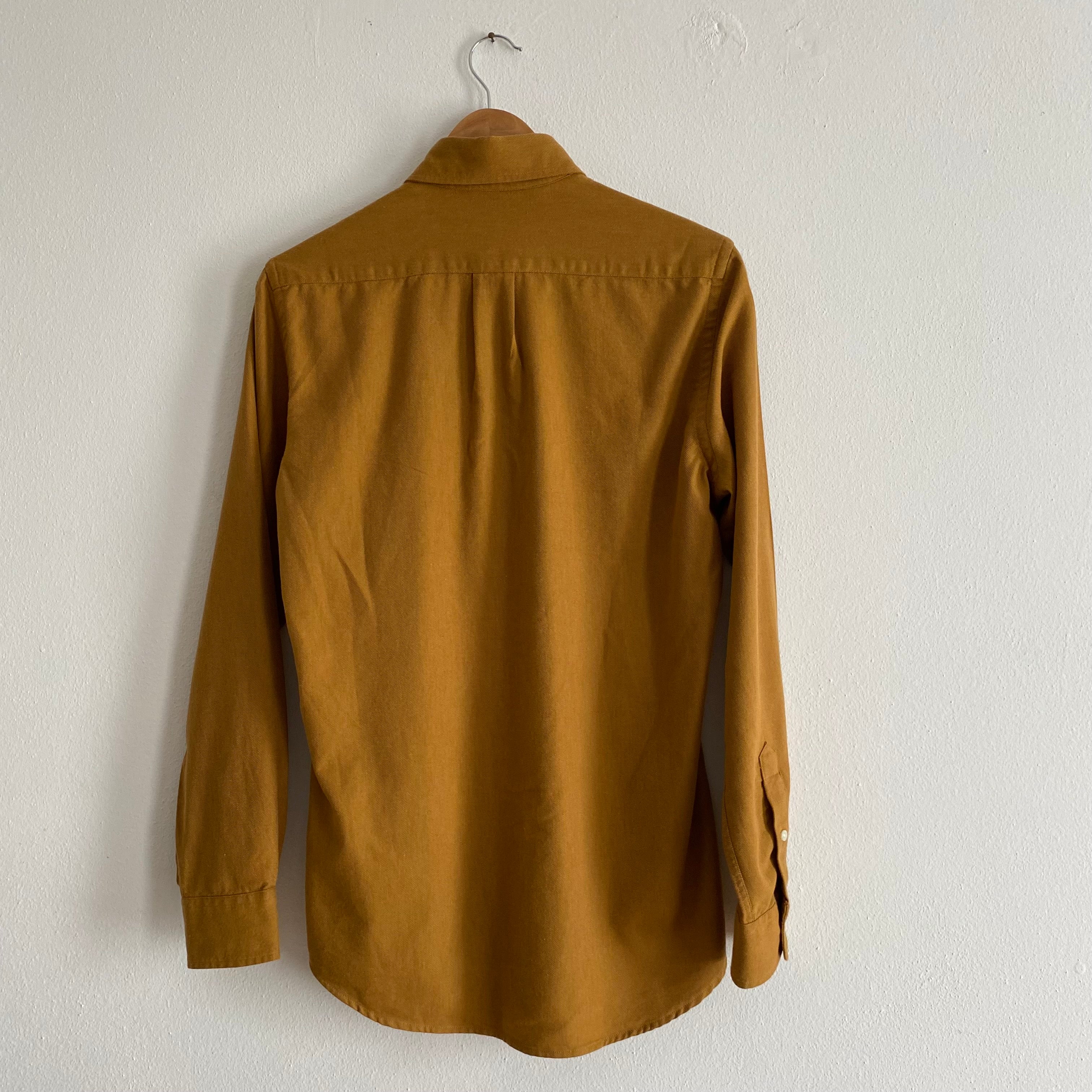 Herringbone Khaki Shirt - S