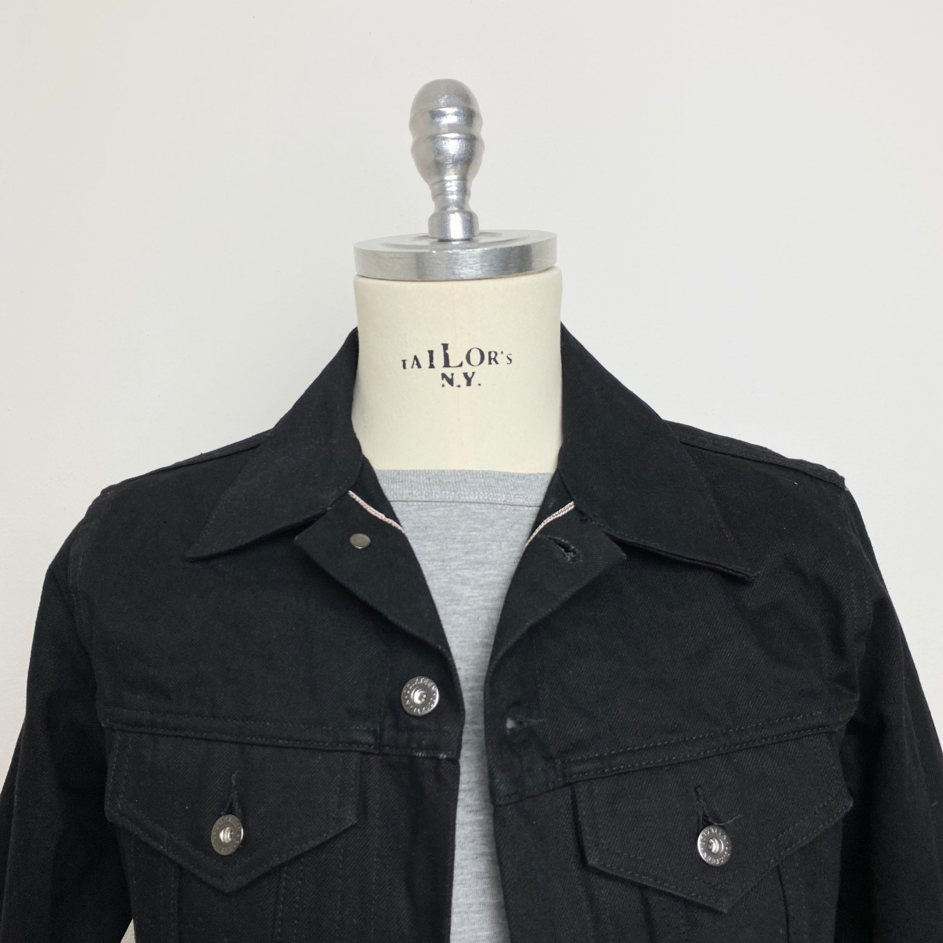 Type 3 Jacket in Black Selvage - L (S/M)