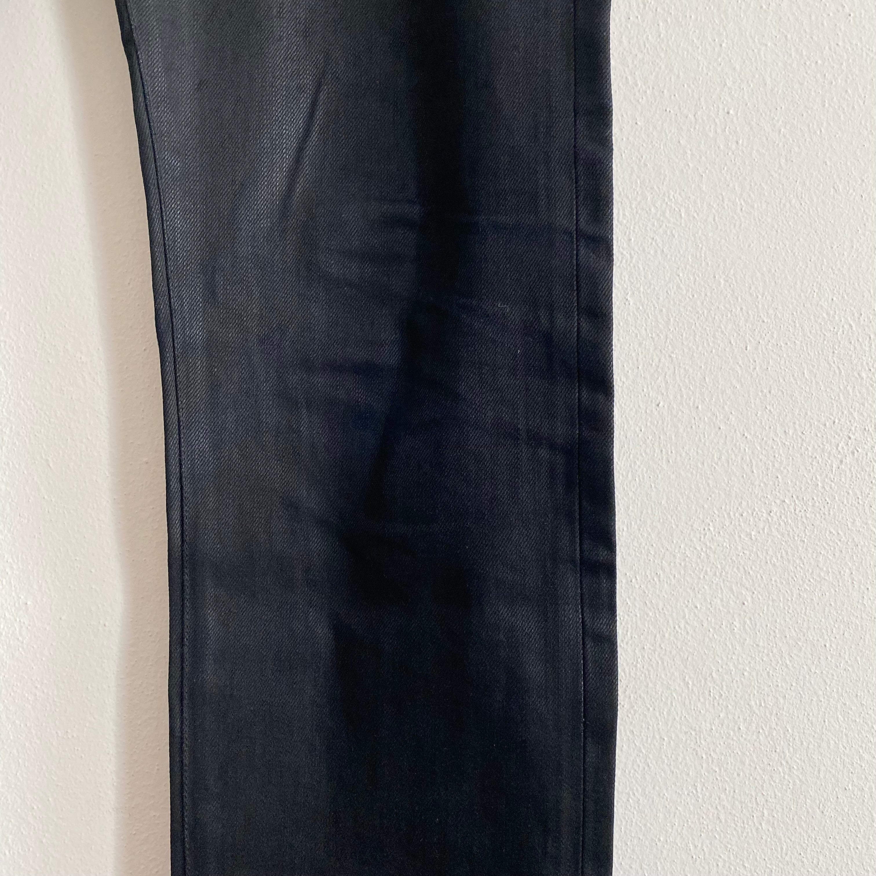The Slim Jean in Black Over-Dye Selvage - 35