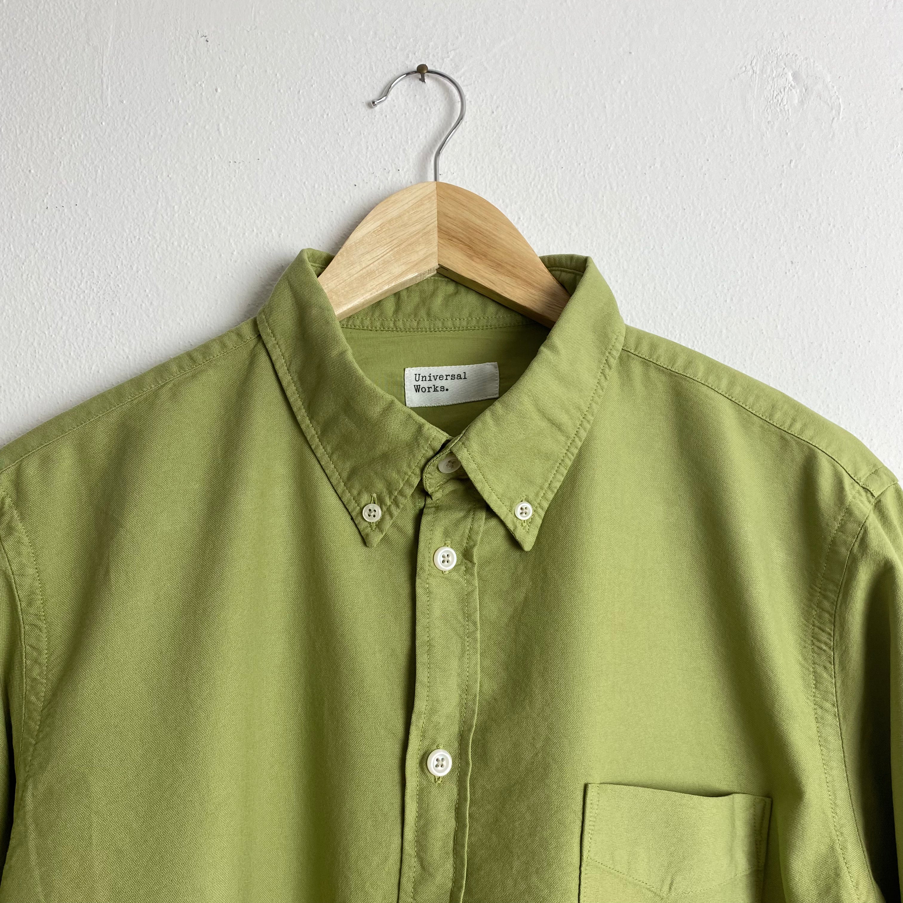 Classic Button Down Shirt  - Green - L