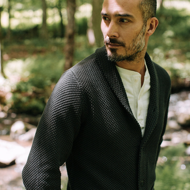 The Crawford Sweater in Charcoal