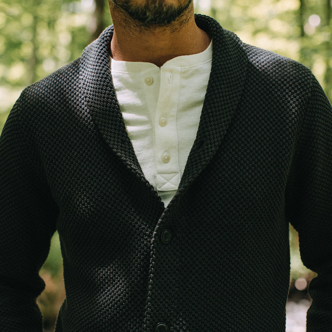 The Crawford Sweater in Charcoal