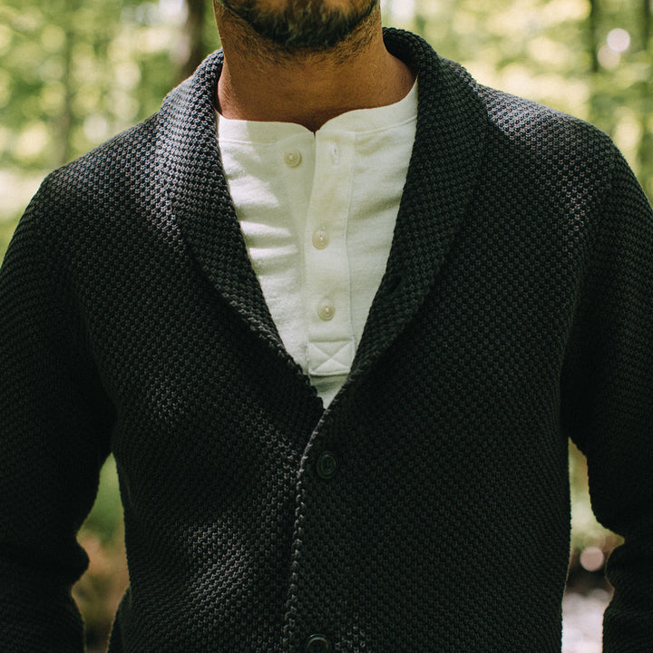 The Crawford Sweater in Charcoal