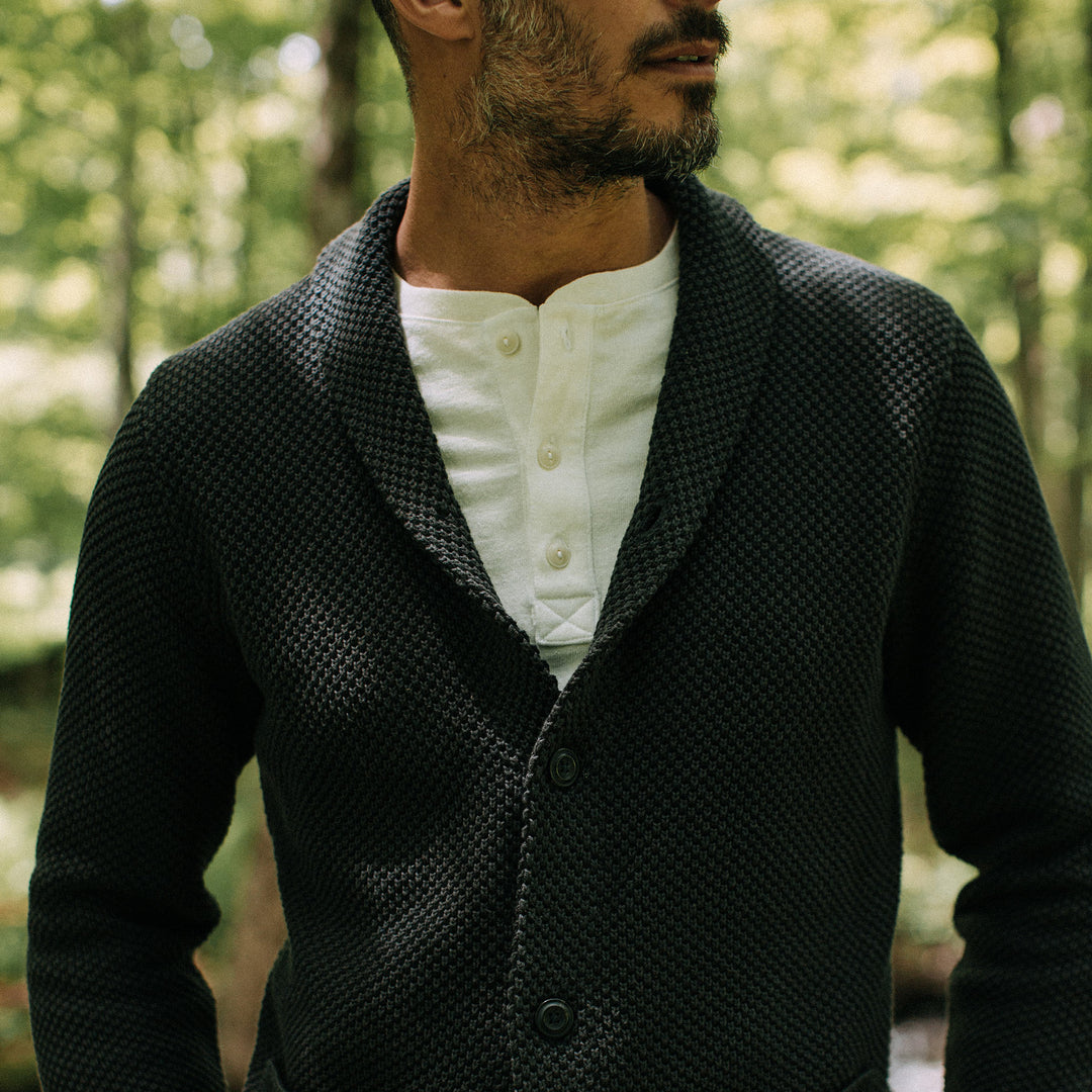The Crawford Sweater in Charcoal