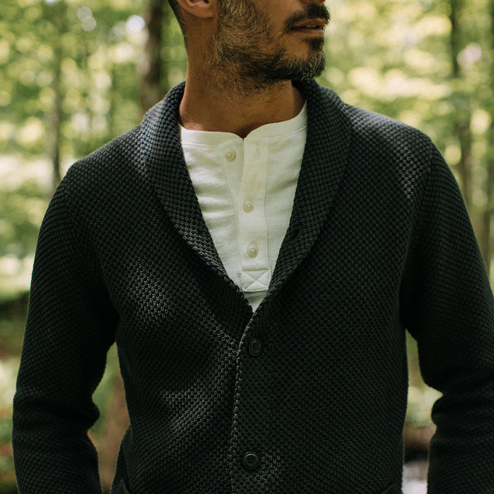 The Crawford Sweater in Charcoal